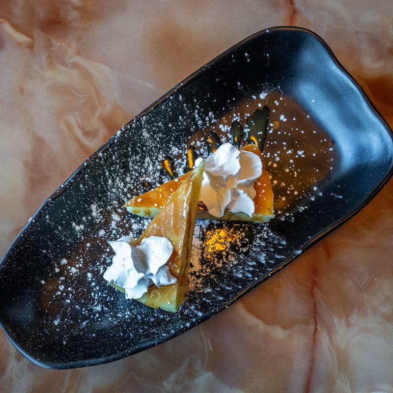 menu item 106 of 106, Yuzu (Orange) Cheesecake