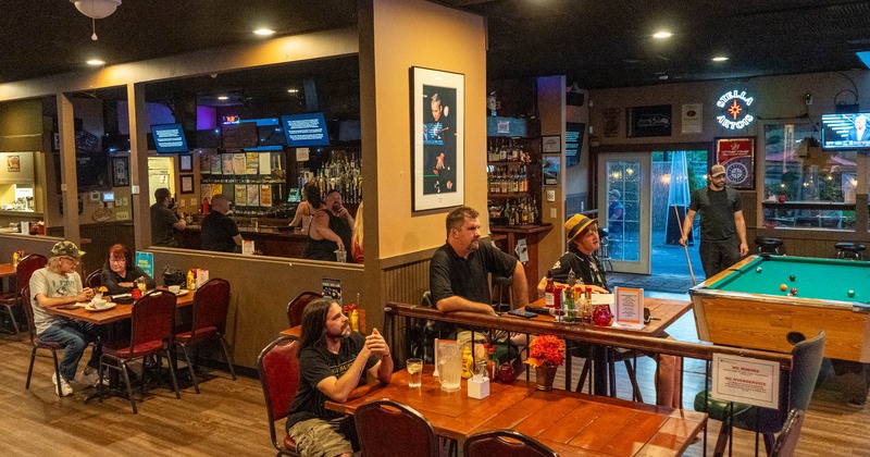 Restaurant dining area