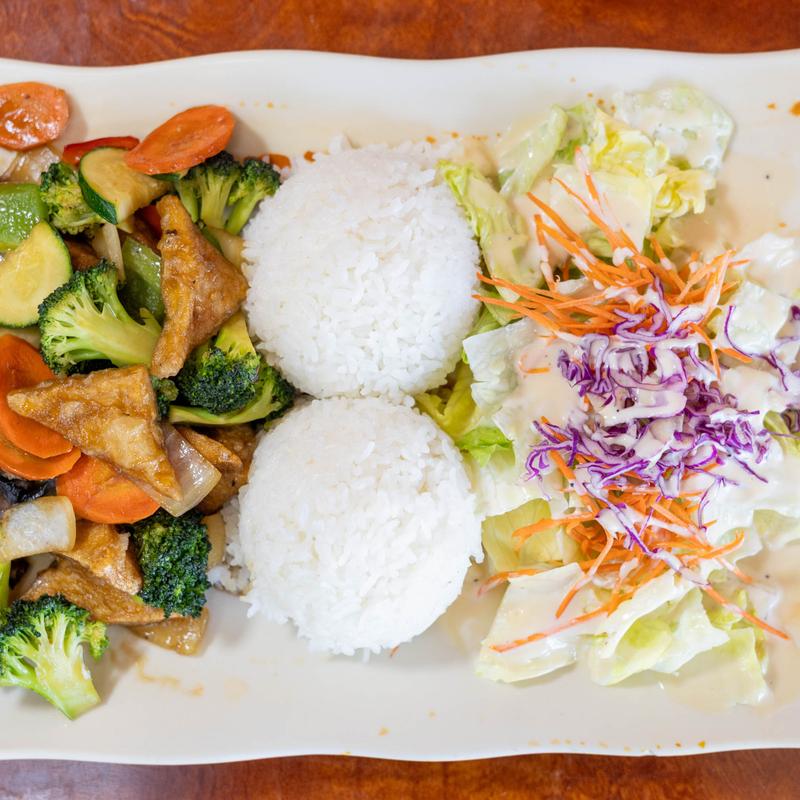 menu item 8 of 18, Vegetable Tofu