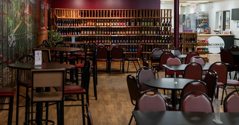 Interior, dining area