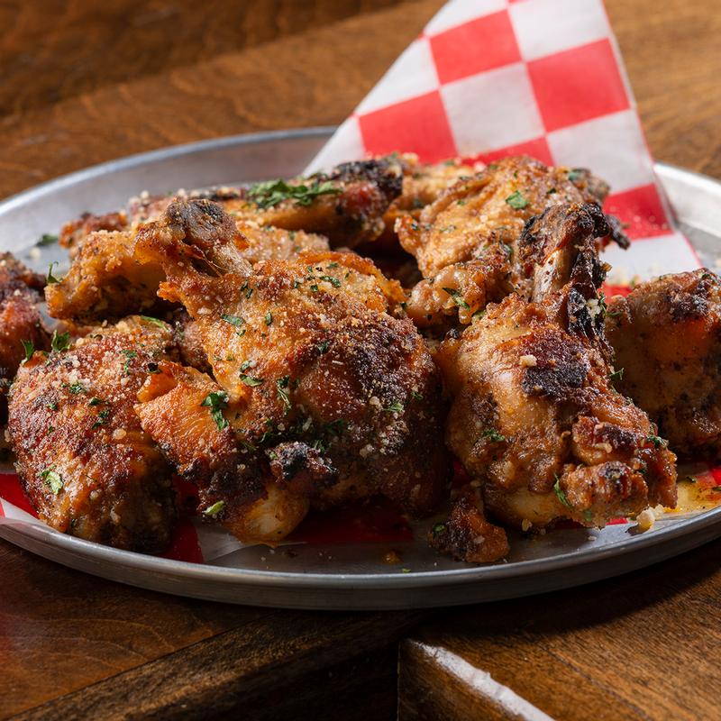 Garlic Romano Oven Baked Wings photo