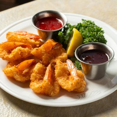 Coconut shrimp.
