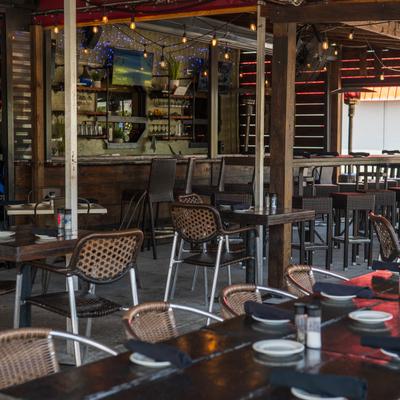 Cozy patio with Atlantic Ocean breeze..