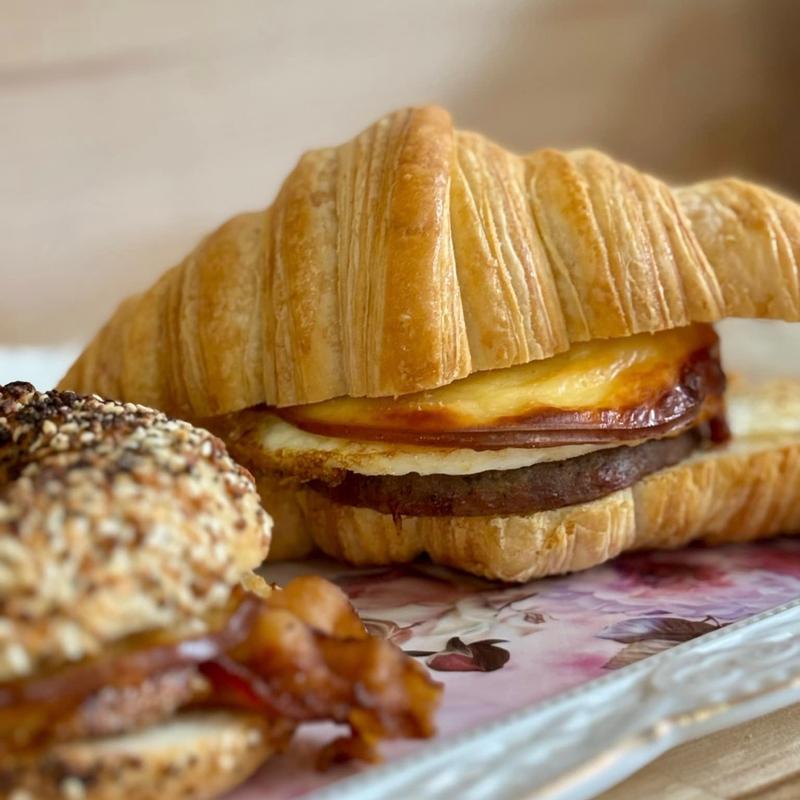 menu item 44 of 46, Sausage, Egg & Cheese Croissant