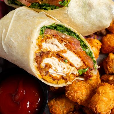 Buffalo Fried Chicken Wrap.