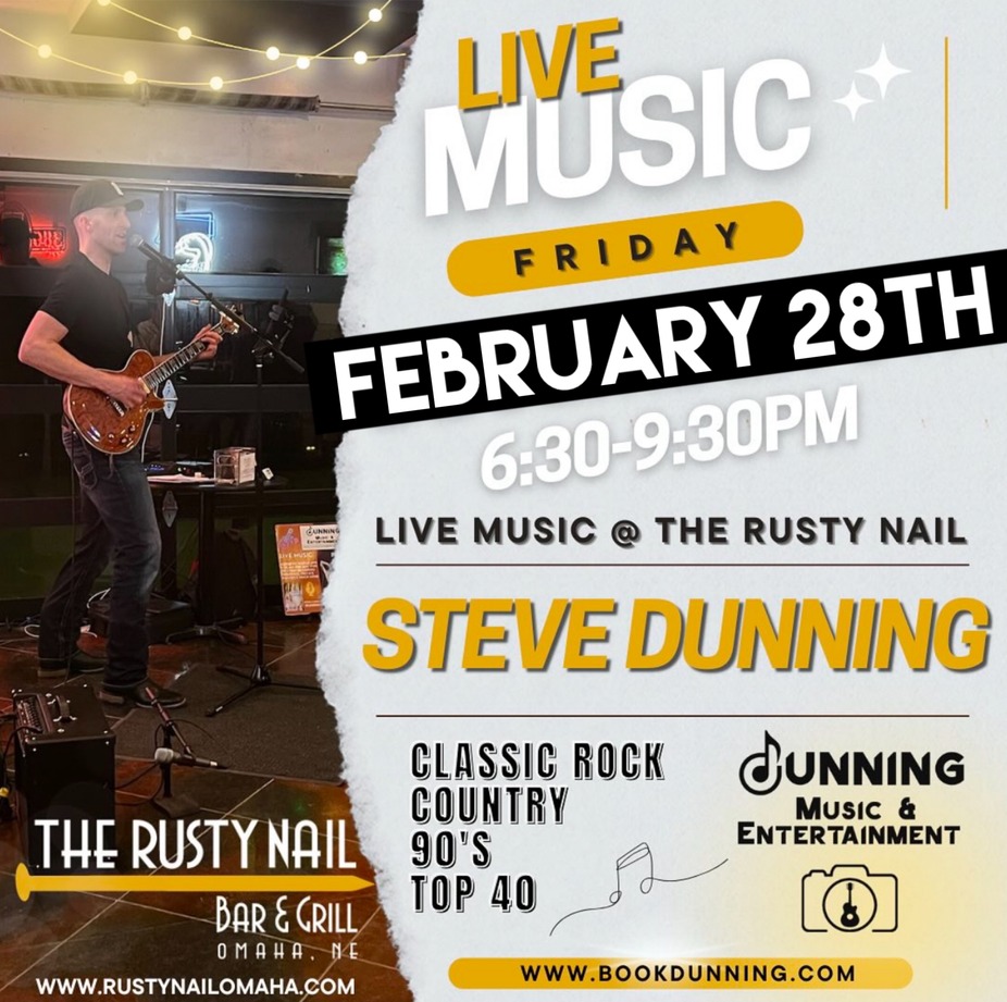 LIVE MUSIC Friday's - Steve Dunning - February 28th event photo