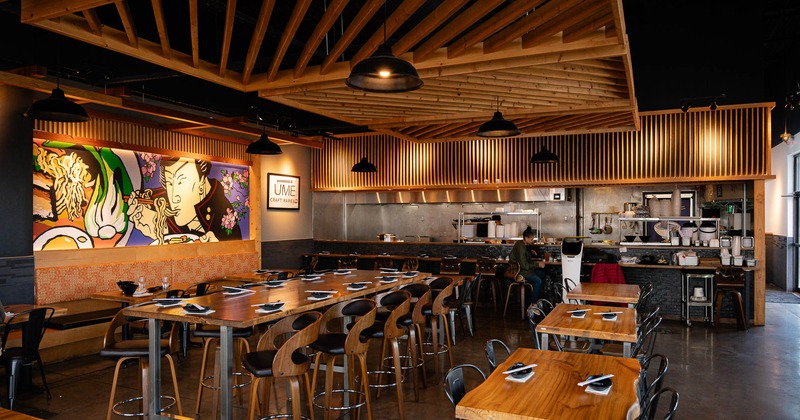 Interior, main seating area