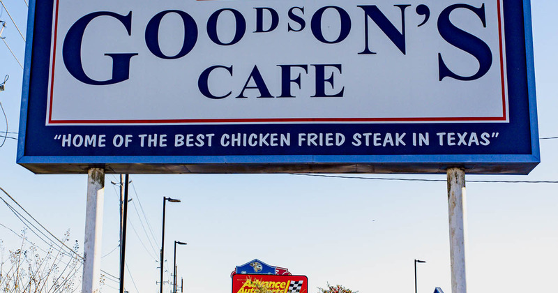 Exterior, restaurant sign