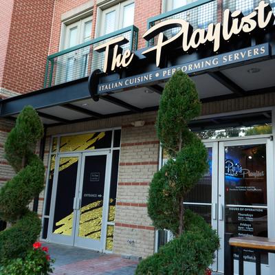 Exterior of The Playlist.