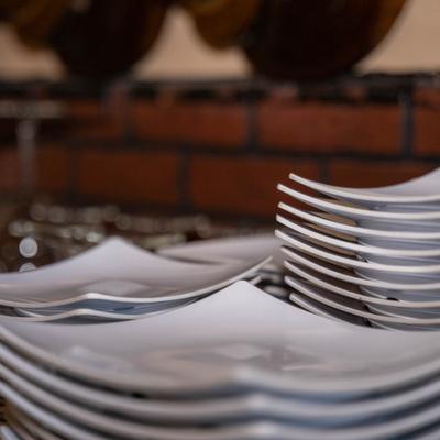 Stacked Plates.