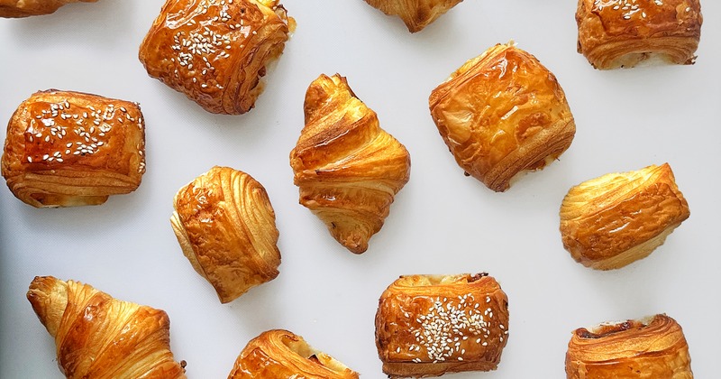Selection of Bite-Size Mini Croissants