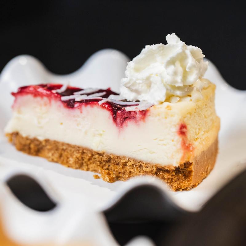 White Chocolate Raspberry Cheesecake photo