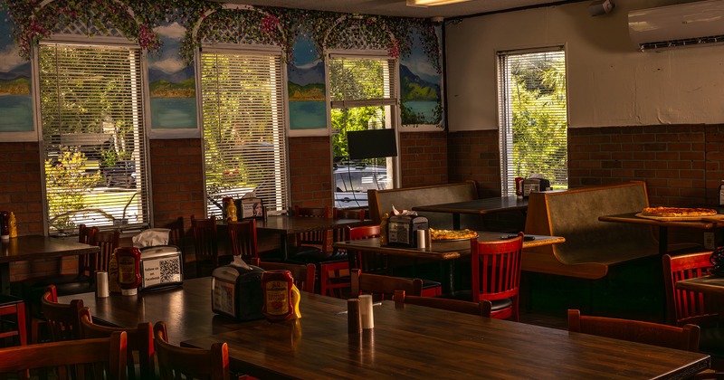 Interior, dining area