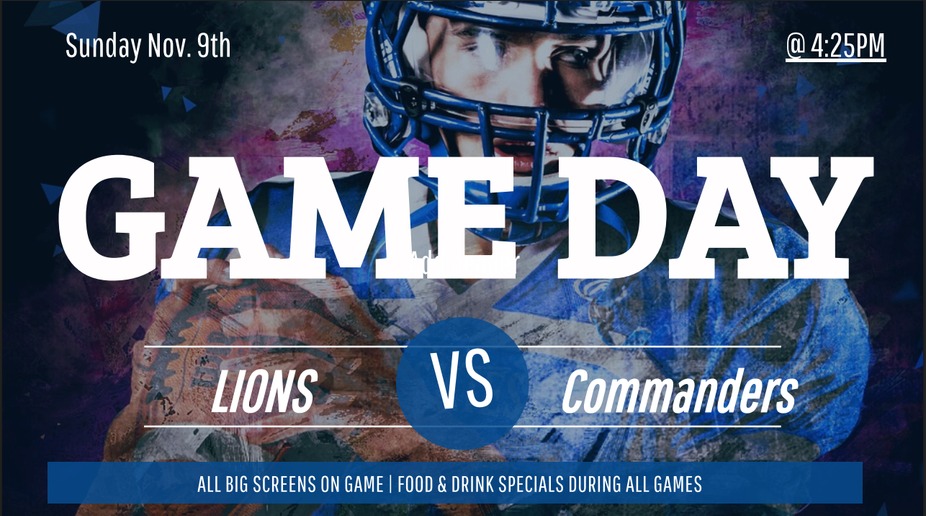 Detroit Lions VS Washington Commanders event photo