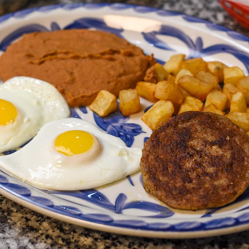 Sausage and egg photo