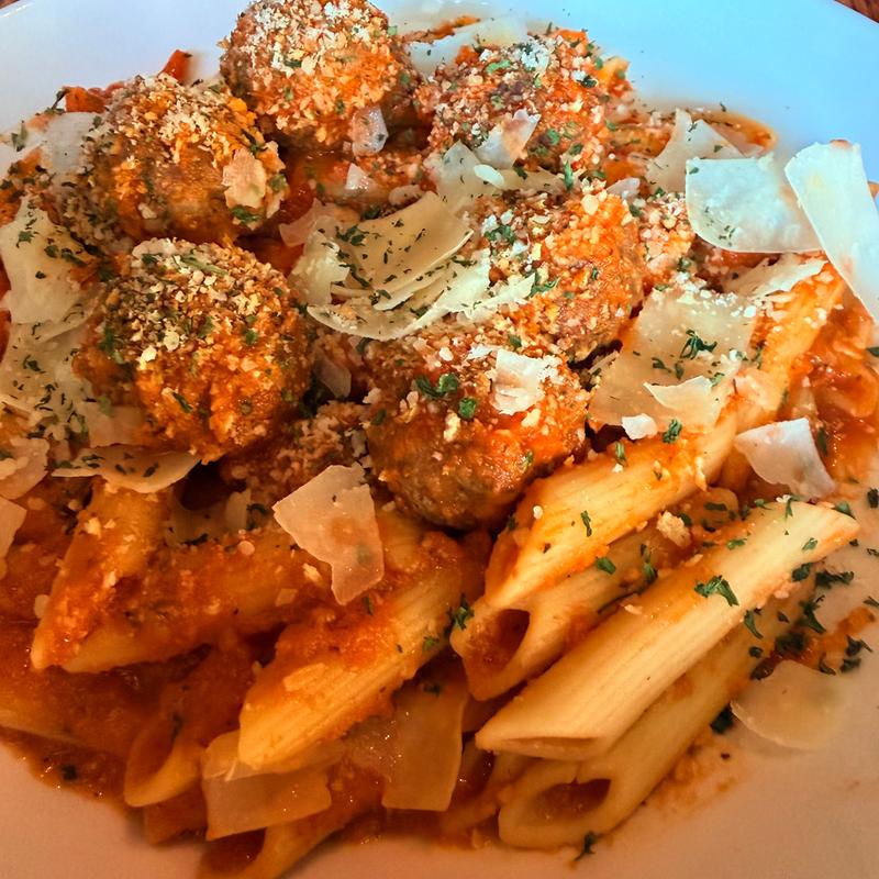 Tuscan Meatball Penne Pasta photo