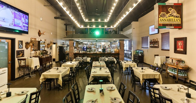 Interior, big dining area, other angle