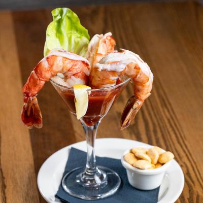 Wild - Caught Black Tiger Shrimp Cocktail.