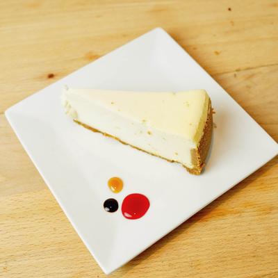 Plain NY cheesecake.