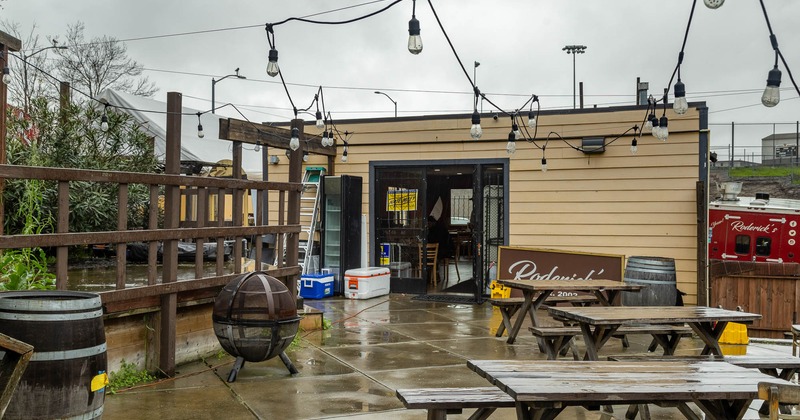 Exterior, seating place on patio