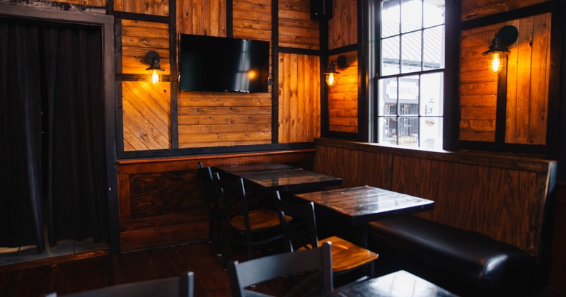 Interior, dining area