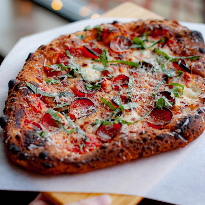 Pepperoni, fresh mozzarella, basil, sweet tomato sauce - can be GF photo