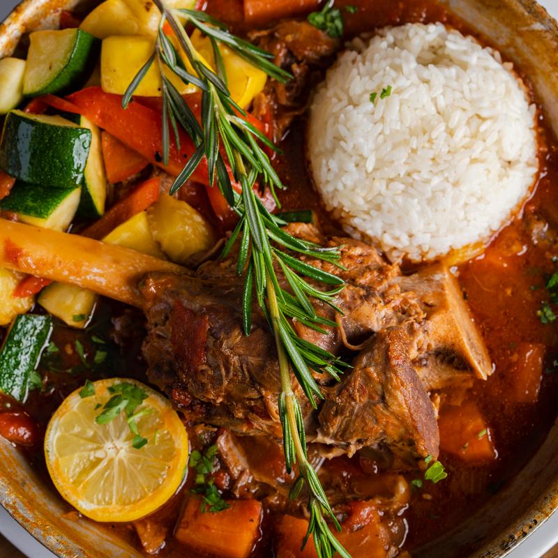 Oven Roasted Lamb Shank photo