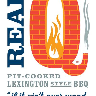 Real Q logo in white.