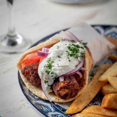 Falafel sandwich