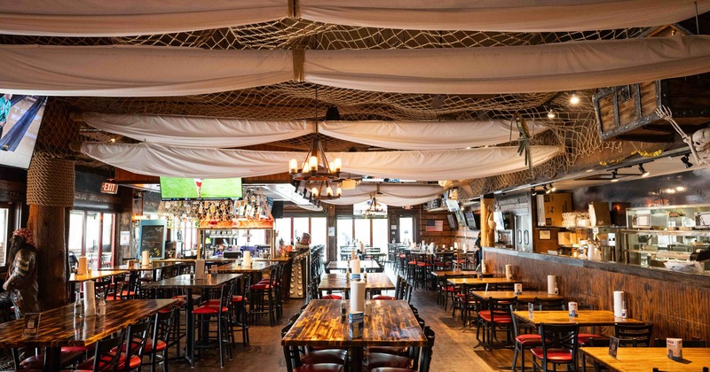 Interior, seating space