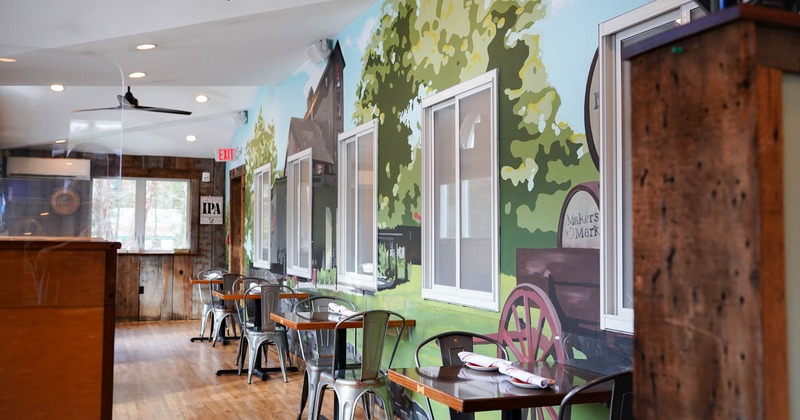 Interior, tables for two