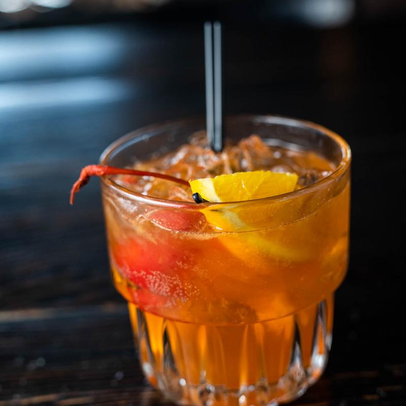 SMOKING BOURBON OLD FASHIONED photo