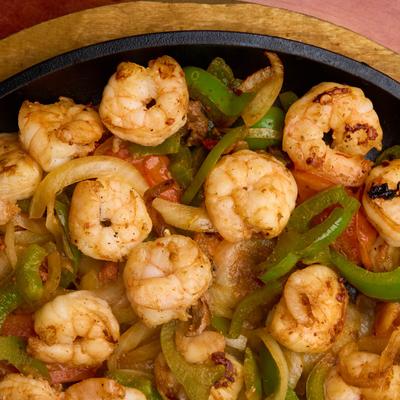 Shrimp Fajitas.
