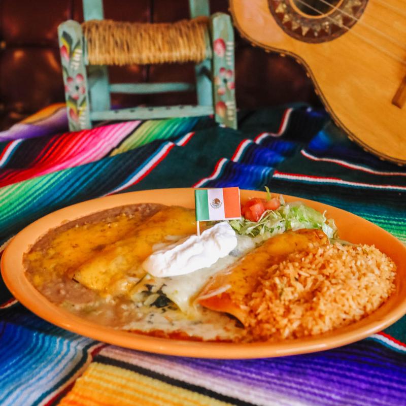 Mexican Flag Plate photo
