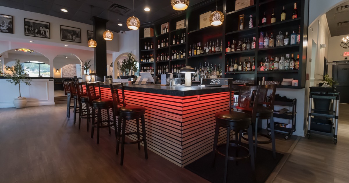 Interior, bar area
