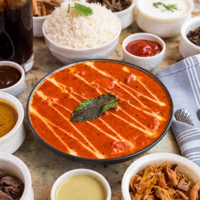 Various served meals.