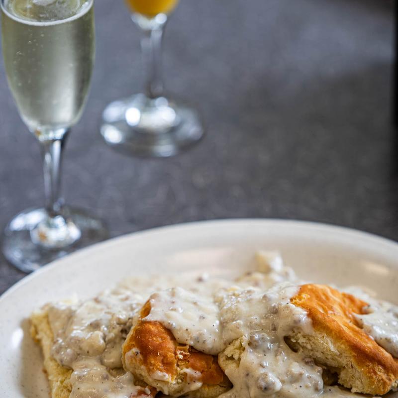 Biscuits and Homemade Sausage Gravy photo