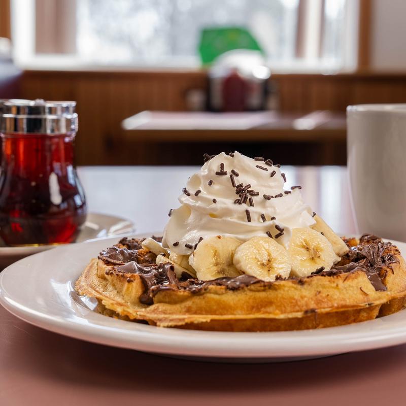 menu item 1 of 16, Chunky Monkey Waffle