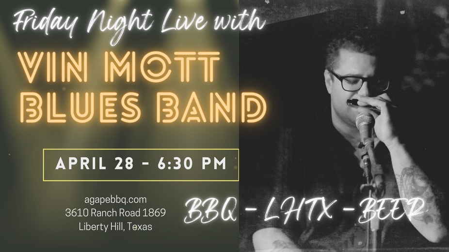 Friday Night Live with Vin Mott Blues Band event photo