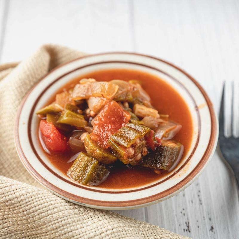 Stewed Okra and Tomatoes photo