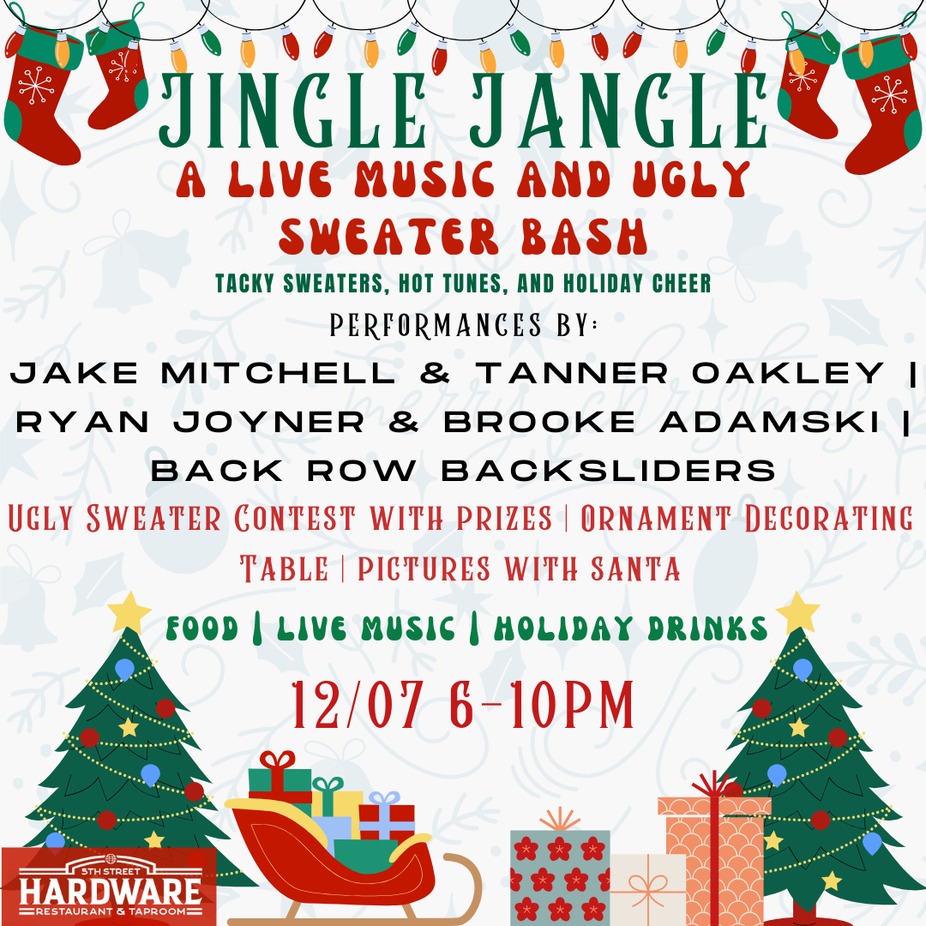 Jingle Jangle: A Live Music and Ugly Sweater Bash event photo