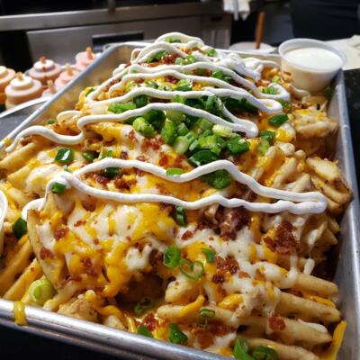 loaded fries, jack&grill, roanoke texas.