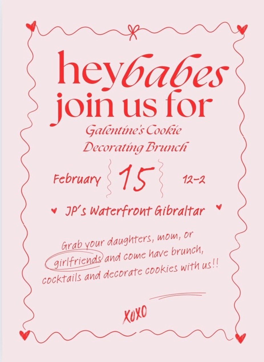 GAL-entine Brunch & Cookie decorating class event photo