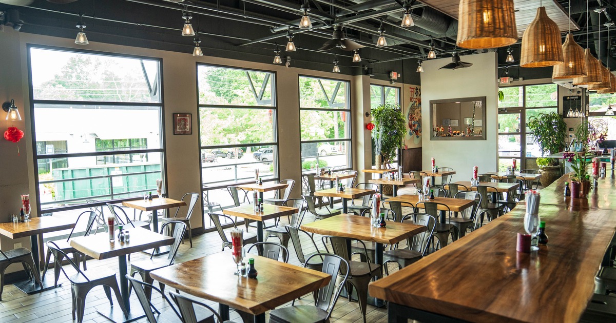 Interior, dining area