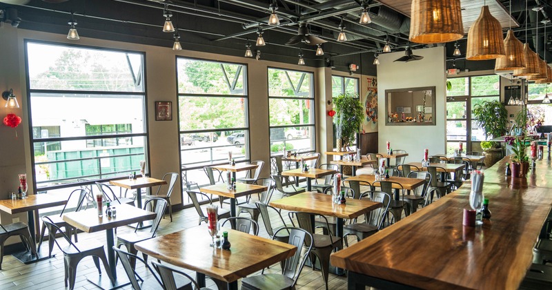 Interior, dining area