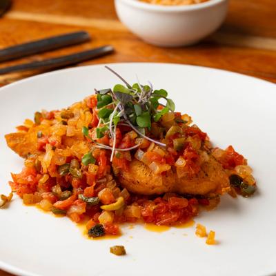 Pescada a la Veracruzana.