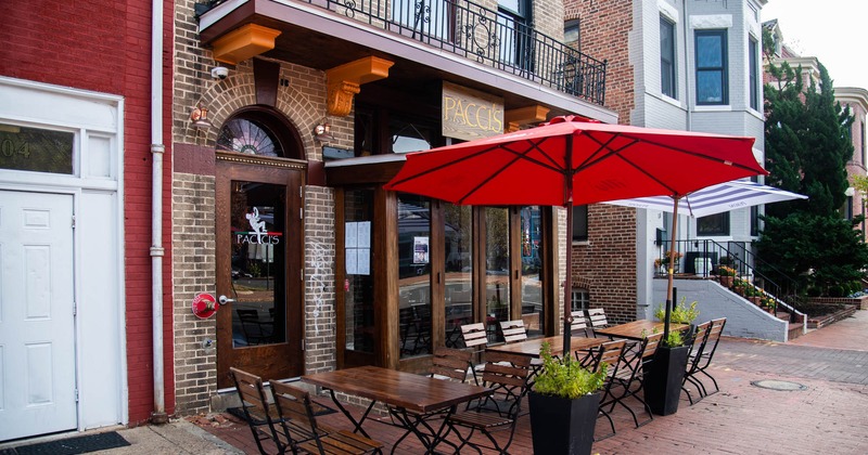 Exterior seating area