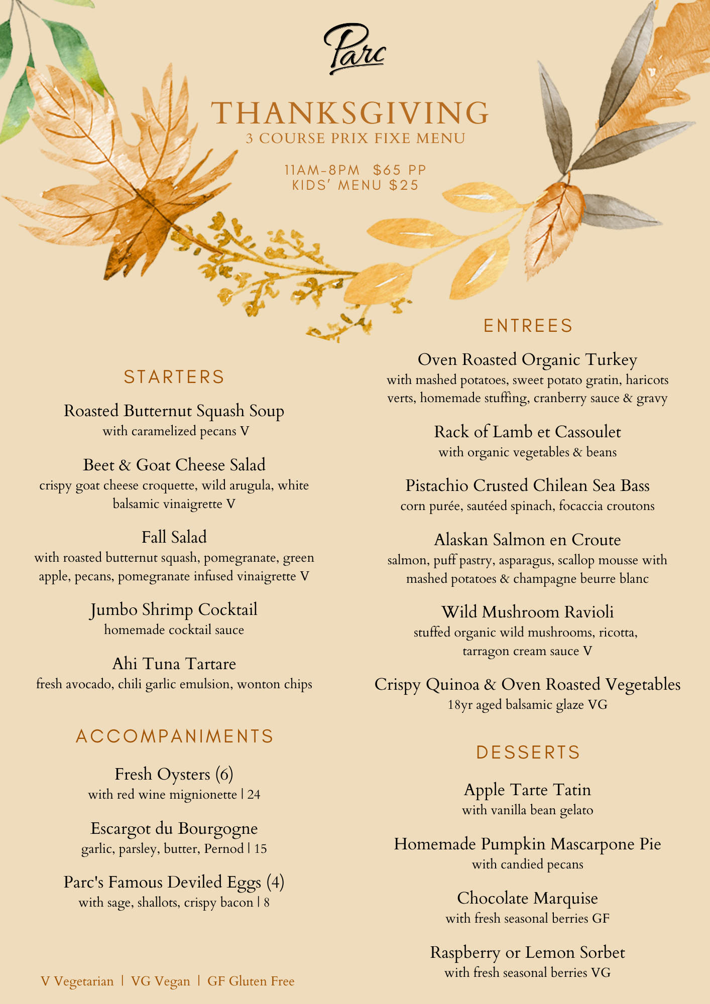 Parc Bistro and Brasserie Bankers Hill, San Diego, CA