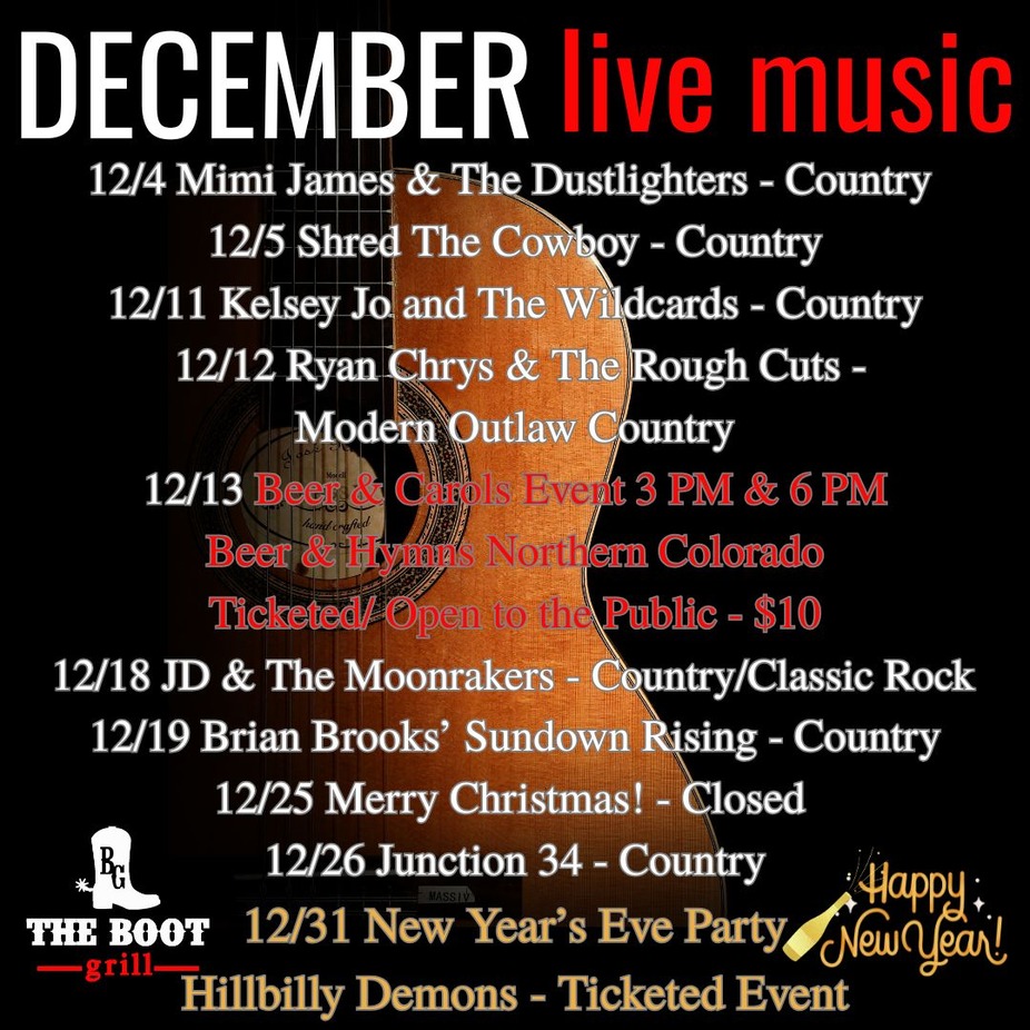 December Event Schedule event photo