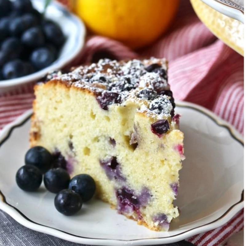menu item 38 of 38, Dessert Special: Blueberry Lemon Cake
